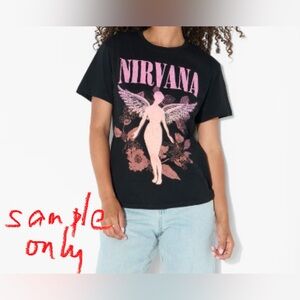 NIRVANA In Utero Womens Short Sleeve Graphic Tee
